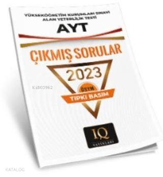 ÖSYM Çıkmış Sorular - AYT 2023
