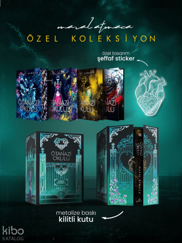 Ötanazi Okulu Serisi – Yan Boyamalı Kilitli Koleksiyon Kutu (Ciltli)