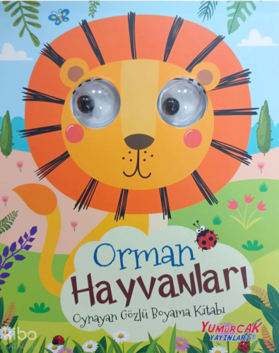 Oynayan Gözlü Boyama Kitabı – Orman Hayvanları