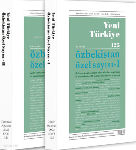 Özbekistan Özel Sayısı 125-126. Sayı (2 Cilt)