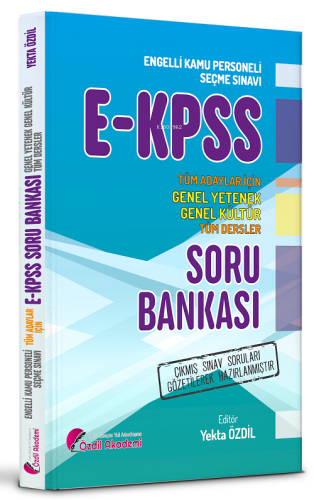 Özdil Akademi EKPSS Soru Bankası Özdil Akademi Yayınları