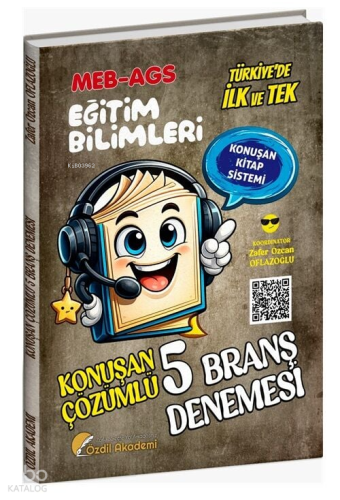 Özdil Akademi MEB - AGS Eğitim Bilimleri Konuşan 5 Deneme Çözümlü