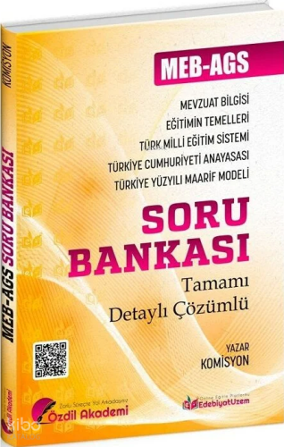 Özdil Akademi MEB AGS Eğitimin Temelleri ve Türk Milli Eğitim Sistemi Mevzuat Bilgisi Soru Bankası