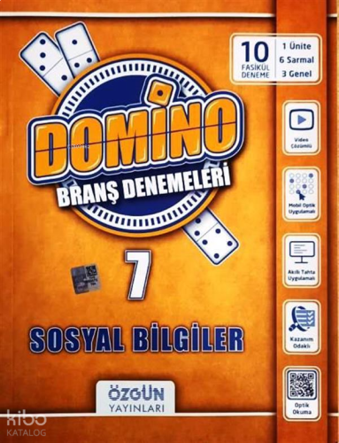 Özgün 7. Sınıf Sosyal Bilgiler Domino Branş Denemeleri
