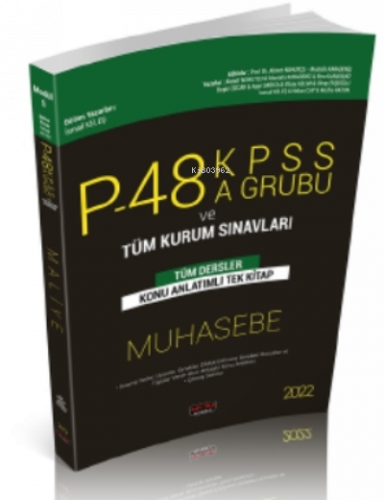 P48 KPSS A Grubu ve Tüm Kurum Sınavları Muhasebe Konu Anlatımlı Savaş Yayınları 2022;KPSS A Grubu ve Tüm Kurum Sınavları