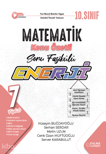 Palme 10.Sınıf Enerji Matematik Konu Özetli Soru Fasikülleri (7 Fasikül)