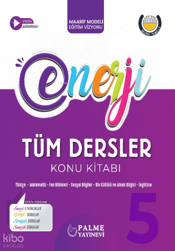 Palme 5.Sınıf Tüm Dersler Konu Kitabı