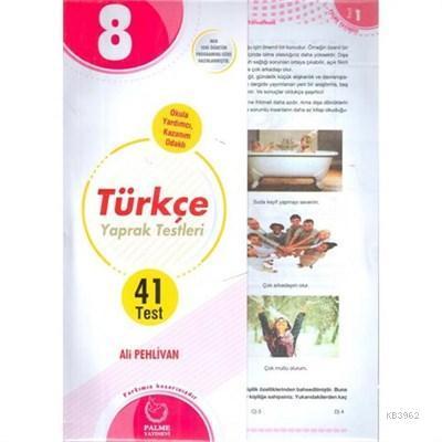 Palme - 8. Sınıf Türkçe Yaprak Test