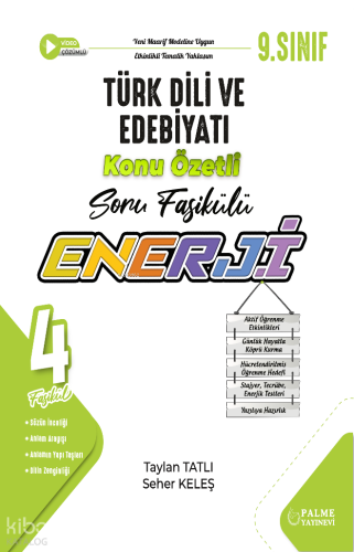 Palme 9. Sınıf Enerji Türk Dili ve Edebiyatı Konu Özetli Soru Fasiküll