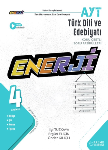 Palme AYT Enerji Türk Dili Ve Edebiyati Konu Özetli Soru Fasikülleri