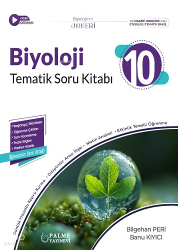 Palme Biyolojinin Jokeri 10. Sınıf Biyoloji Tematik Soru Kitabı