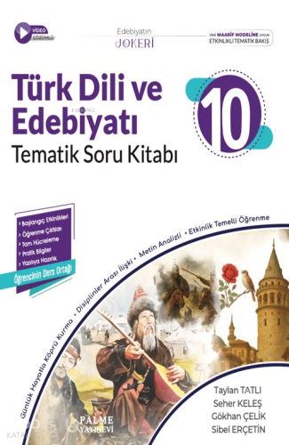 Palme Edebiyatın Jokeri 10. Sınıf  Türk Dili ve Edebiyatı Tematik Soru Kitabı