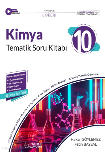 Palme Kimyanın Jokeri 10. Sınıf Kimya Tematik Soru Kitabı