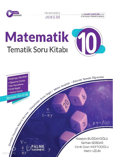 Palme Matematiğin Jokeri 10. Sınıf Matematik Tematik Soru Kitabı