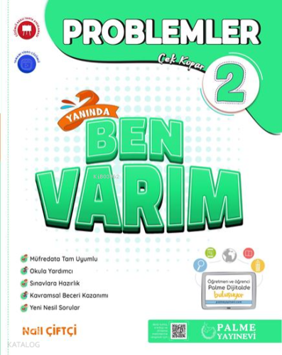 Palme Yayınevi 2. Sınıf Yanında Ben Varım Problemler Soru Kitabı