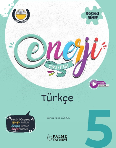 Palme Yayınevi  5.Sınıf Enerji Türkçe Soru Kitabı