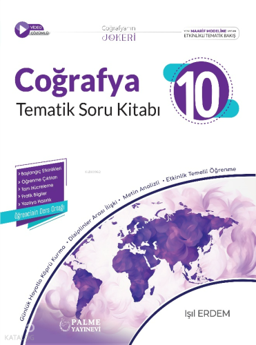 Palme Yayınları 10. Sınıf Joker Coğrafya Tematik Soru Kitabı