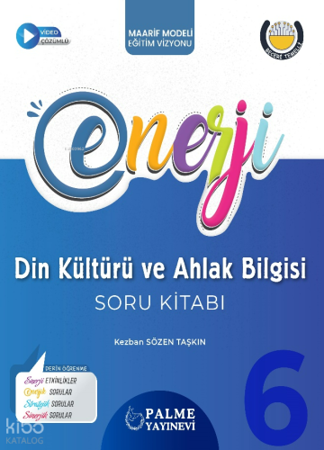 Palme Yayınları 6. Sınıf Enerji Din Kültürü Ve Ahlak Bilgisi Soru Kitabı