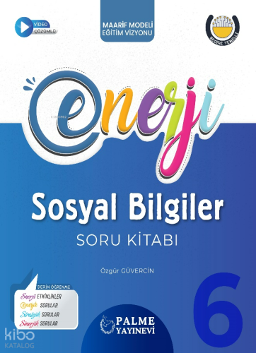 Palme Yayınları 6. Sınıf Enerji Sosyal Bilimler Soru Kitabı