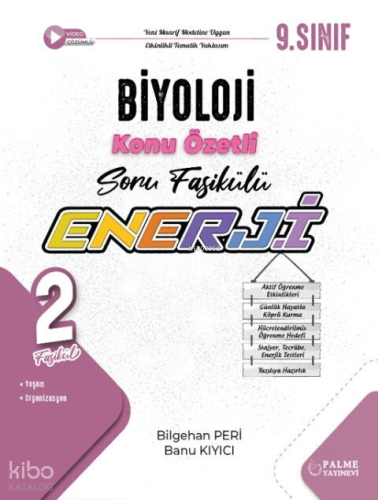 Palme Yayınları 9. Sınıf Biyoloji Enerji Konu Anlatımlı Soru Fasikülle