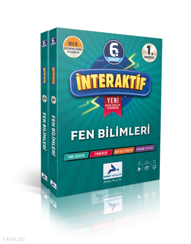 Paraf 6. Sınıf İnteraktif Fen Bilimleri Etkinlikli Çalışma Kitabı 2 Mo