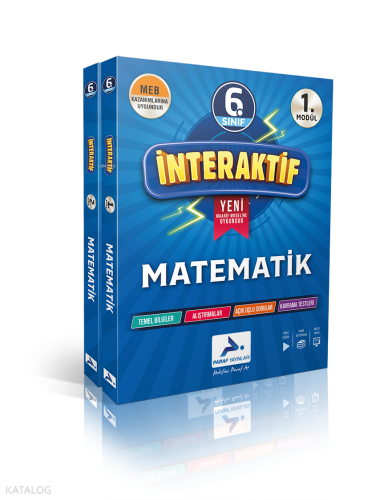 Paraf 6. Sınıf İnteraktif Matematik Etkinli Çalışma Kitabı 2 Modül