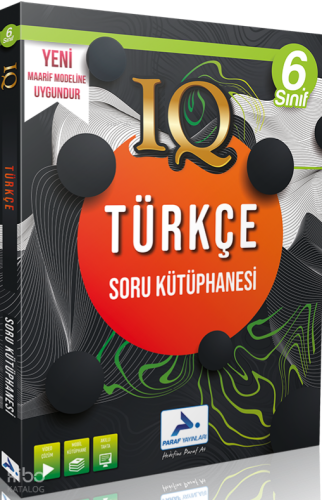 Paraf 6. Sınıf IQ Türkçe Soru Kütüphanesi
