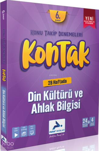 Paraf 6. Sınıf Kontak Din Kültürü ve Ahlak Bilgisi Konu Takip Denemele
