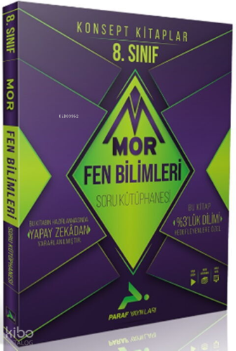 Paraf 8.Sınıf Mor Fen Bilimleri Soru Kütüphanesi