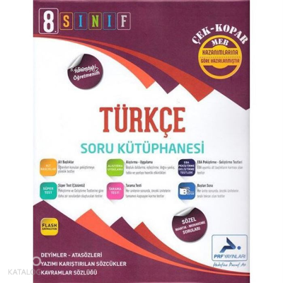 Paraf 8.Sınıf Türkçe Soru Bankası