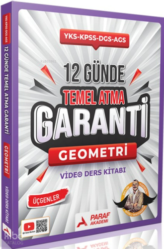 Paraf Akademi 12 Günde Temel Atma Garanti Geometri Video Ders Kitabı YKS-KPSS-DGS-AGS