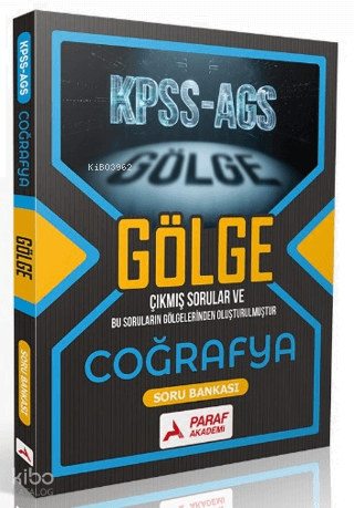 Paraf Akademi KPSS - AGS Gölge Coğrafya Soru Bankası