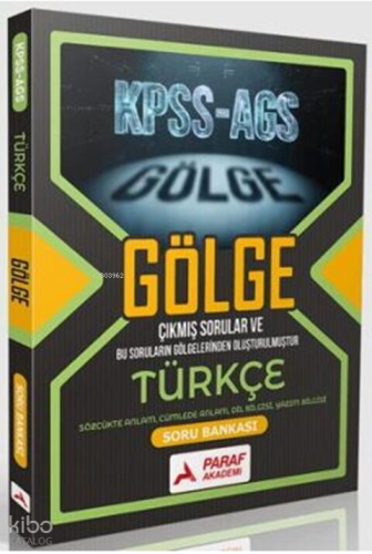 Paraf Akademi KPSS-AGS Gölge Türkçe Soru Bankası
