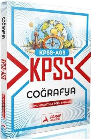 Paraf Akademi KPSS MEB-AGS Coğrafya Konu Anlatımlı Soru Bankası