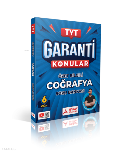 Paraf Akademi TYT Coğrafya Garanti Konular Soru Bankası