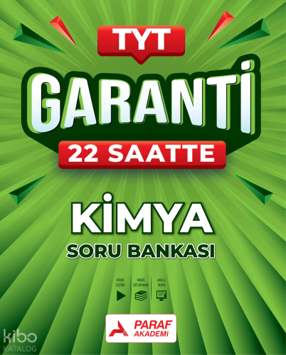 Paraf Akademi TYT Kimya Garanti 22 Saatte Soru Bankası