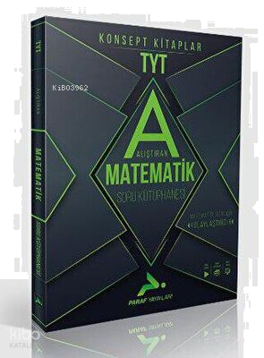 Paraf Tyt Alıştıran Matematik Soru Kütüphanesi