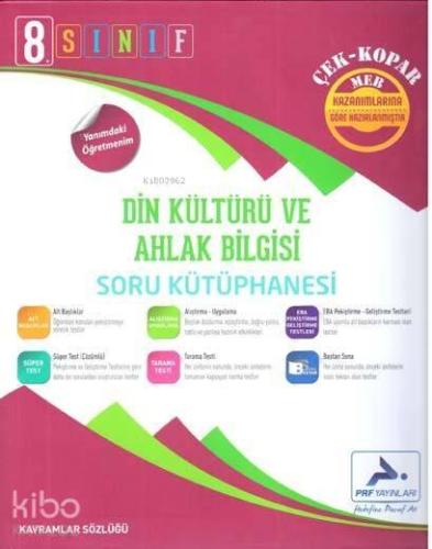 Paraf Yayınları 8. Sınıf Din Kültürü ve Ahlak Bilgisi Soru Kütüphanesi Çek Kopar Paraf