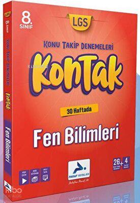 Paraf Yayınları 8. Sınıf Fen Bilimleri 30 Kontak Deneme