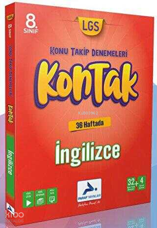 Paraf Yayınları 8. Sınıf İngilizce 36 Kontak Deneme