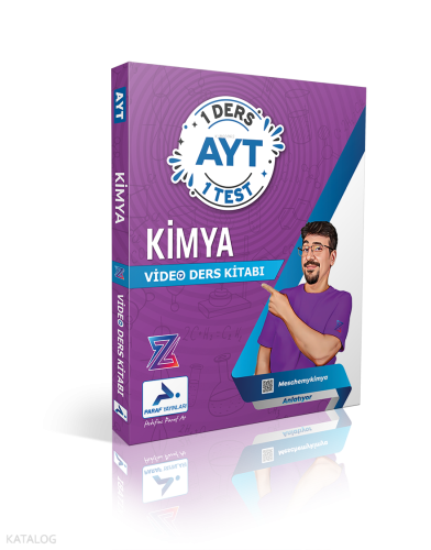 Paraf Yayınları AYT 1 Ders 1 Test Kimya Video Ders Kitabı