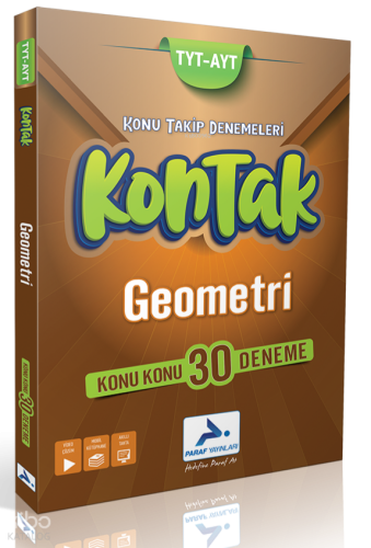 Paraf Yayınları TYT-AYT Geometri Kontak Deneme