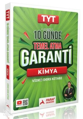 Paraf Yayınları TYT Kimya 10 Günde Temel Atma Garanti