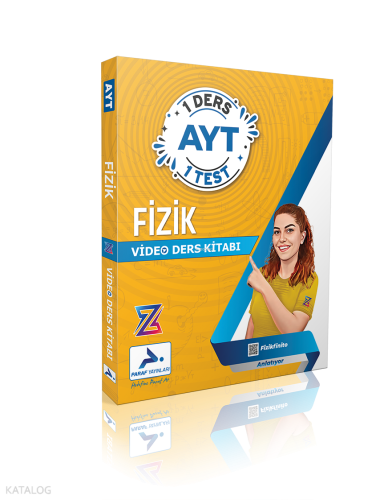 Paraf Yayınları Z Takımı AYT Fizik 1 Ders 1 Test Video Ders Kitabı