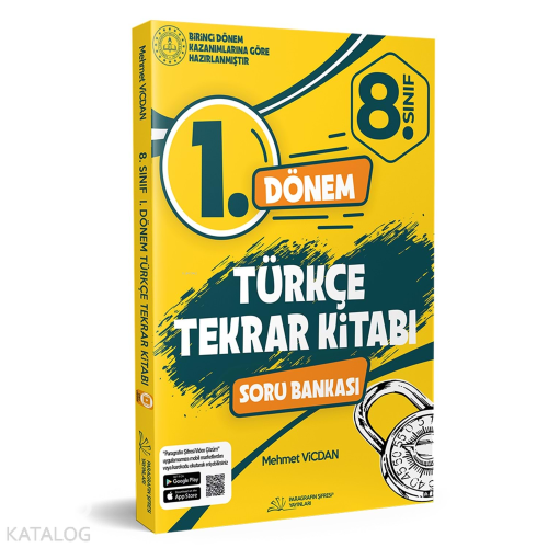 Paragrafın Şifresi 8. Sınıf 1. Dönem Türkçe Tekrar Kitabı Soru Bankası