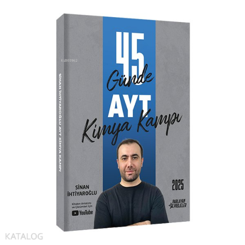 Parlayan Projeler 2025 YKS 45 Günde AYT Kimya Kampı