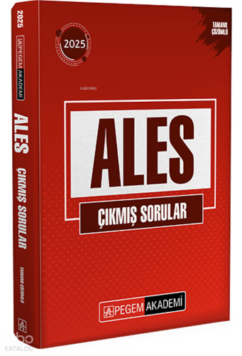 Pegem 2025 ALES Tamamı Çözümlü Çıkmış Sorular