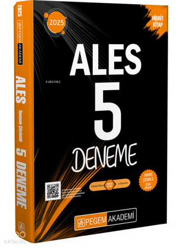 Pegem Akademi 2025 ALES Tamamı Çözümlü 5 Deneme