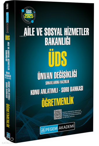 Pegem Akademi 2025 ÜDS Aile ve Sosyal Hizmetler Bakanlığı Ünvan Değişi