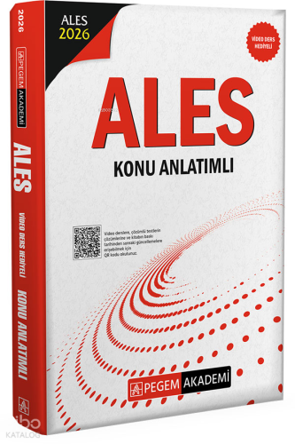 Pegem Akademi 2026 ALES Konu Anlatımlı